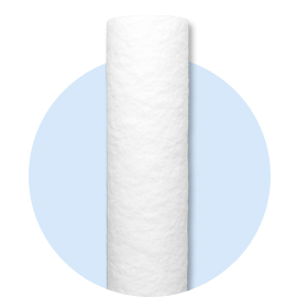 橘皮式熔喷滤芯和绒毛式熔喷滤芯